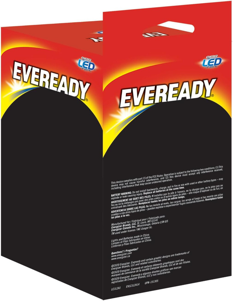 EVEREADY LED Flashlights (4-Pack), Bright Flashlights for Emergencies