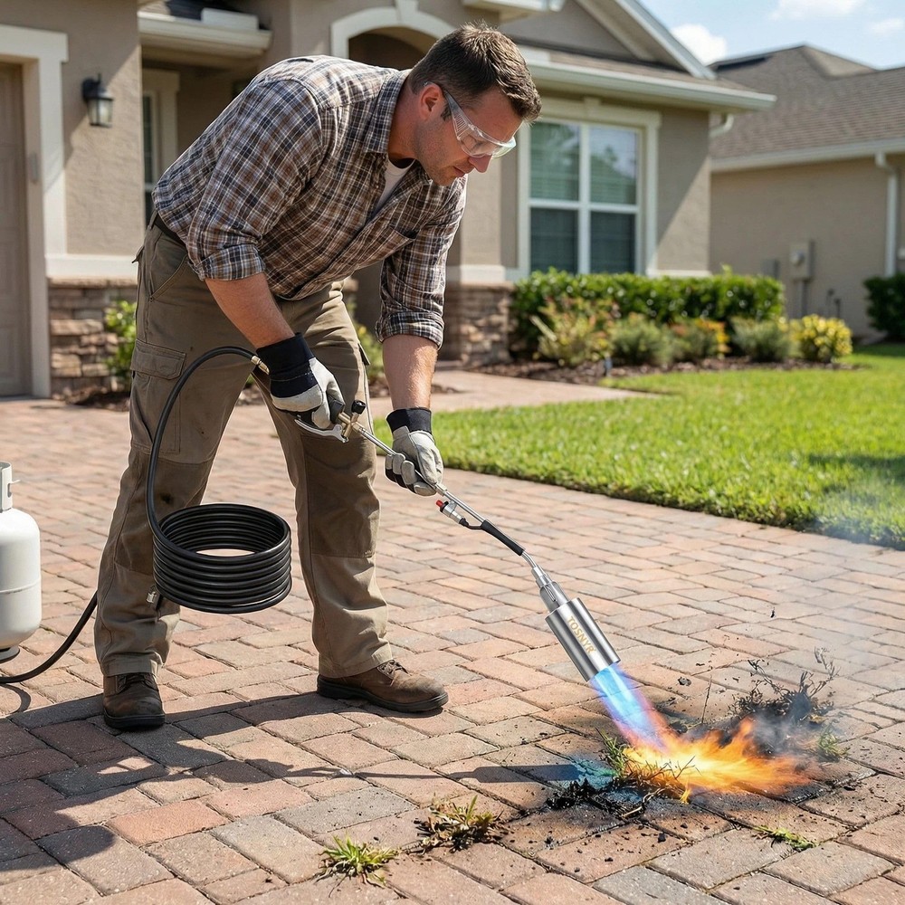 Propane Torch Weed Burner, Propane Weed Torch with 10FT Hose & Flame Control ...