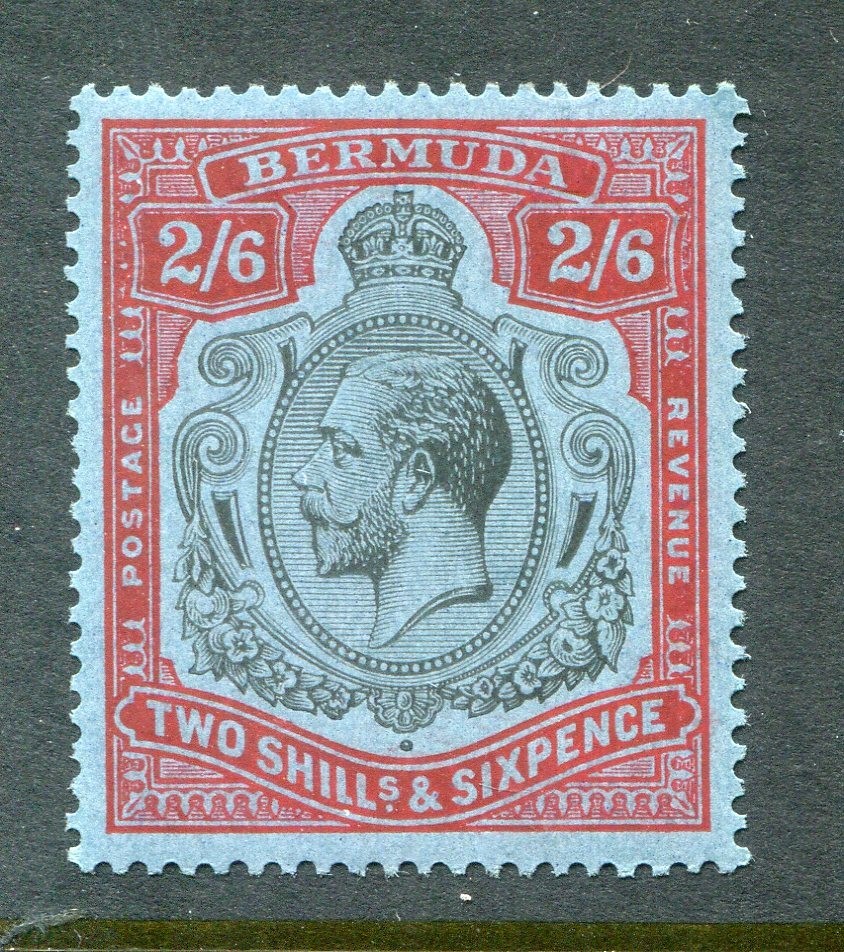 Bermuda #95 George V 2 Sh. 6 P. [Mint Lightly Hinged]