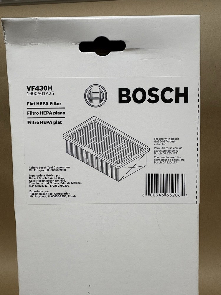 Genuine Bosch VF430H HEPA Filter