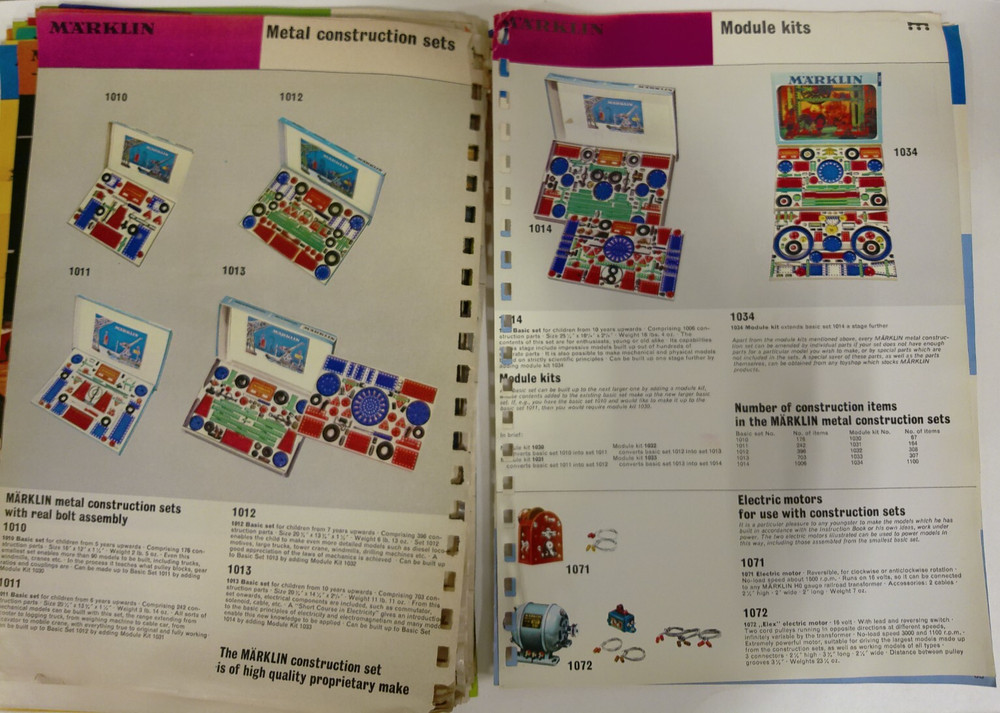 RARE Vintage Marklin 1972E Catalog