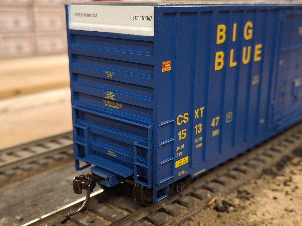 Intermountain HO scale Gunderson 50' High Cube Boxcar - CSX