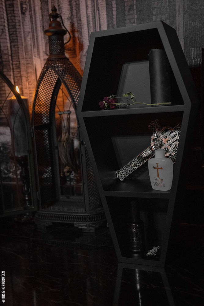 VampireFreaks Deluxe Goth Coffin Shelf - Goth, Gothic