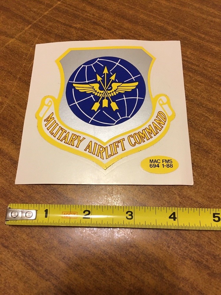 MILITARY AIRLIFT WING (5) DECALS