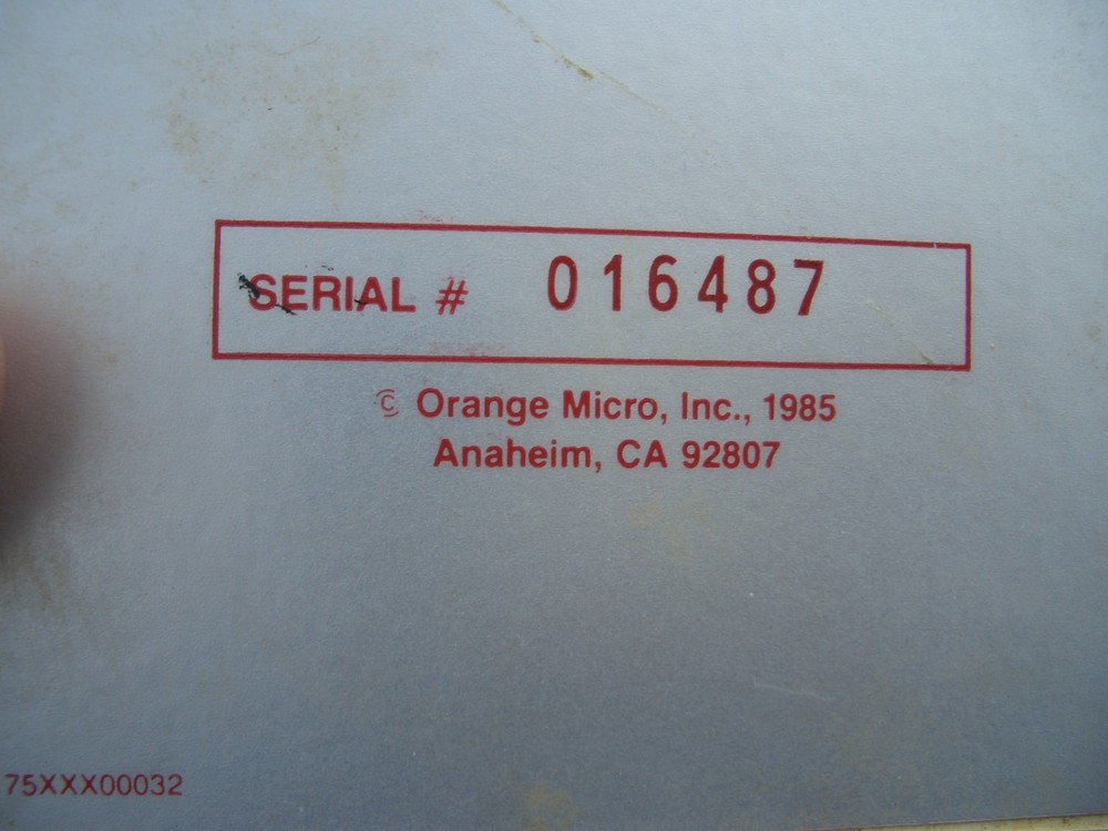 APPLE IIC: "HOTLINK" PARALLEL PRINTER INTERFACE $40.00 PLUS $12.00 SHIPPING