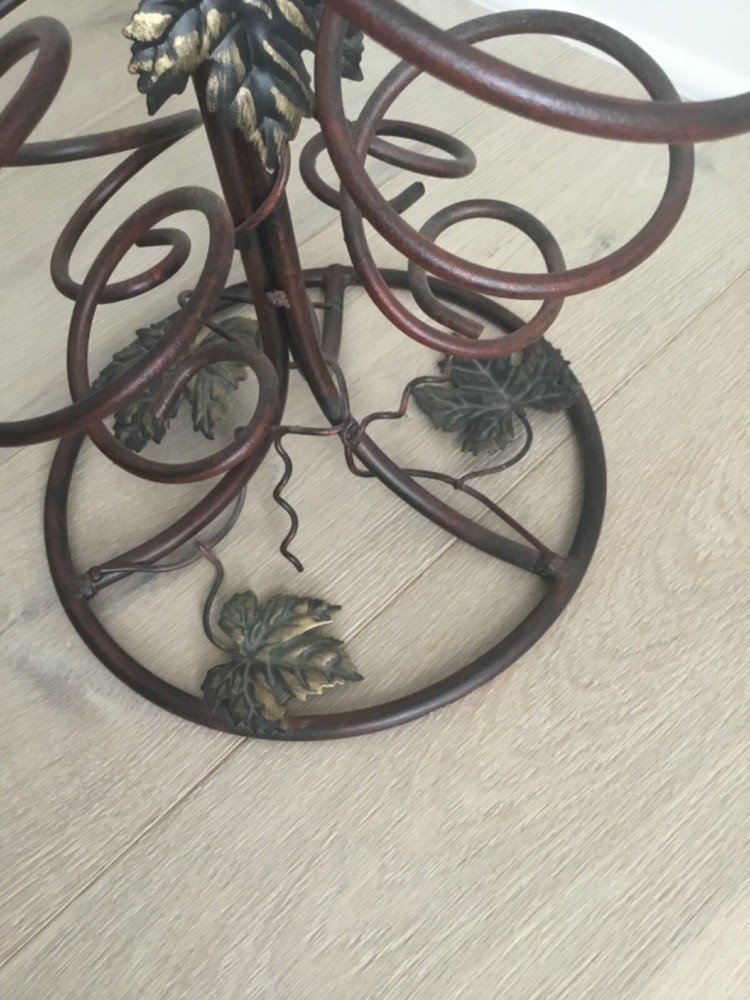 Free Standing Metal Wine Rack