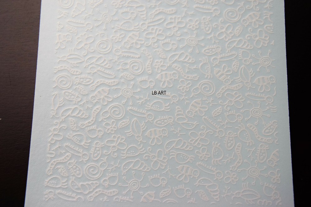 DECAL MAGIC HIGH LIGHTS 4" x 4" HIGH FIRE FORMULA DOODLE BUG WHITE