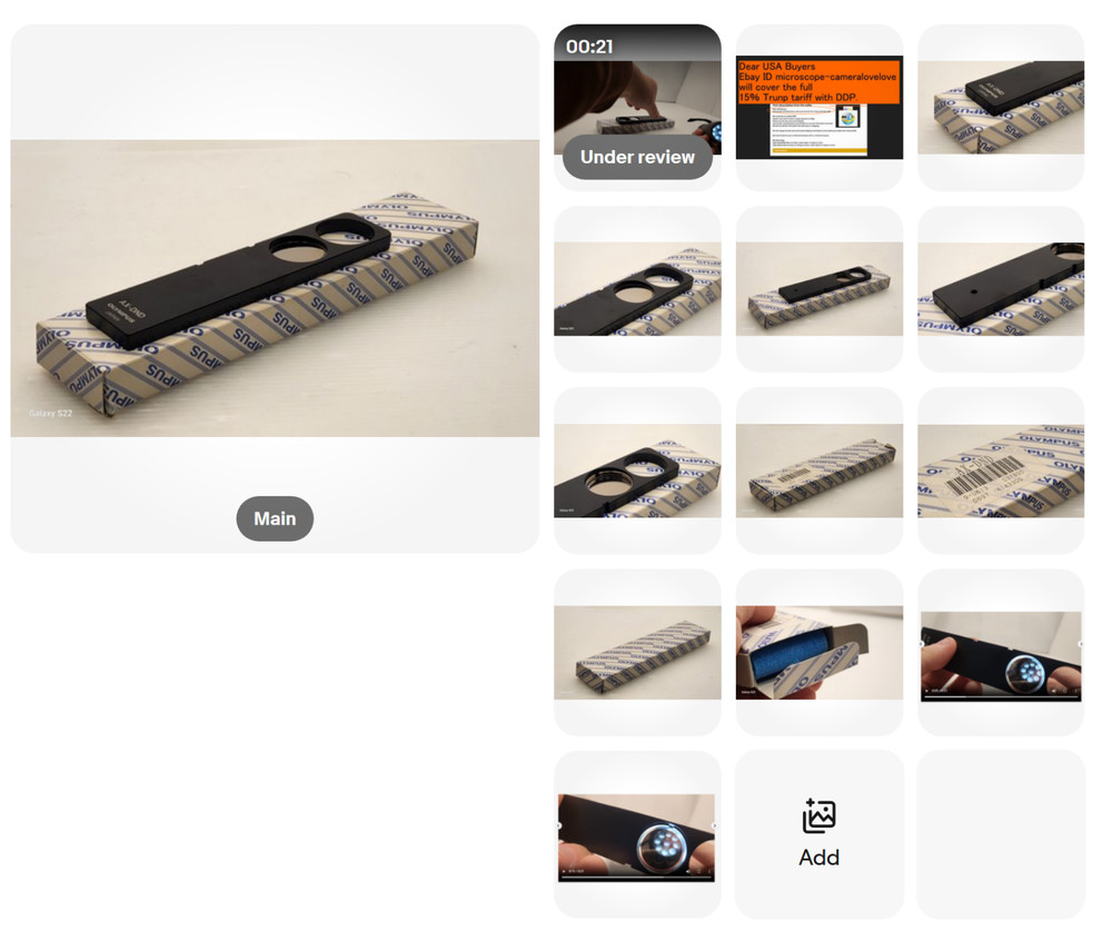 *Mint* Olympus AX-DND Microscope Filter Slider 34439