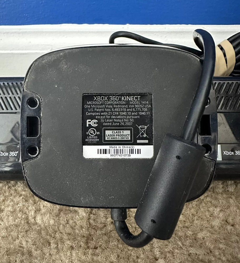 Microsoft 1414 Xbox 360 Kinect Sensor Bar Only - Black