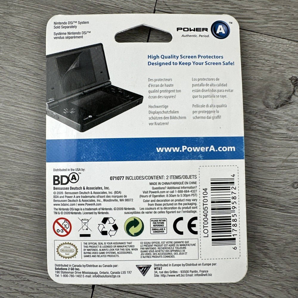 Nintendo DS screen protectors
