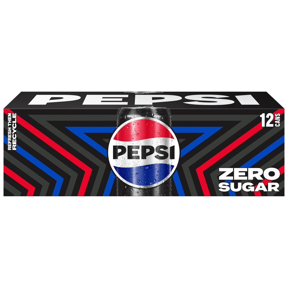 Zero Sugar Cola Soda 12 oz 12 Pack Cans