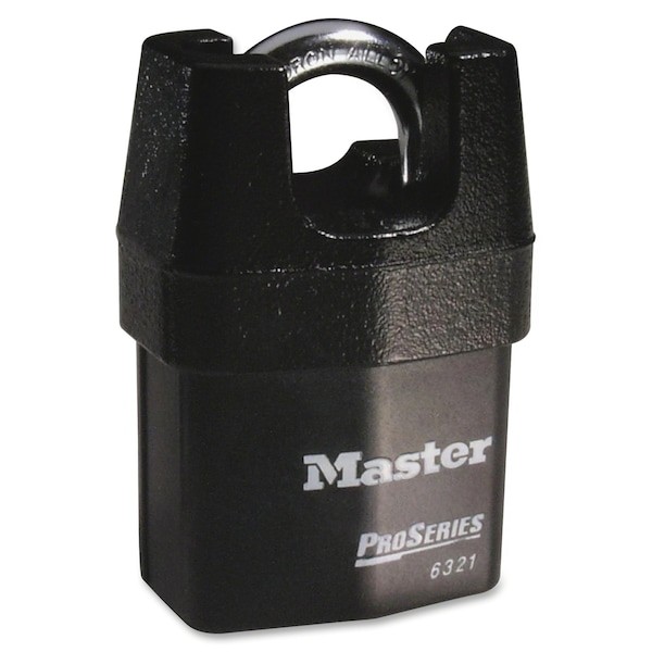 Master Lock 6321 Padlock, Keyed Different, Partially Hidden Shackle,