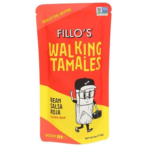 Fillo's Walking Tamales Bean Salsa Roja
