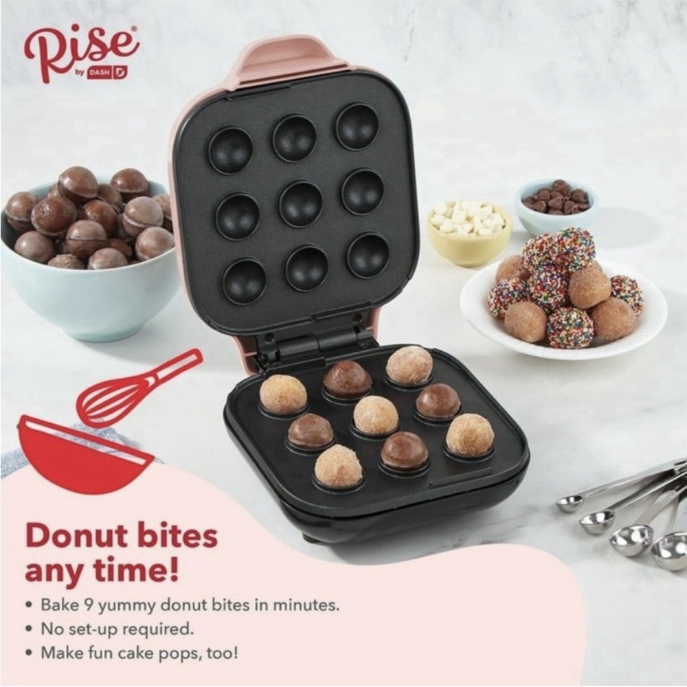 Dash Rise Donut Bite Maker - New Open Box