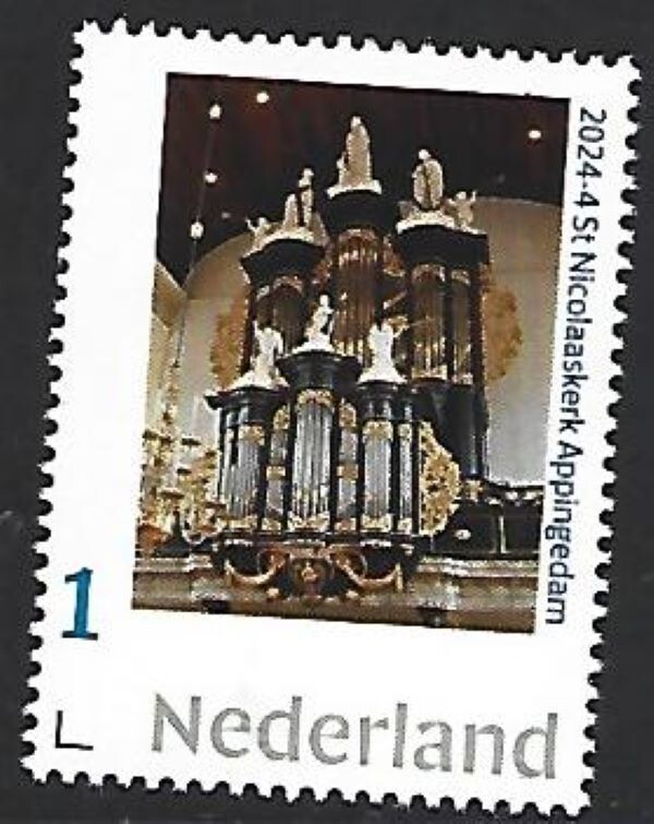 Netherlands 2024-4   Organ:  Zwier van Dijk Appingedam  mnh/postfris u