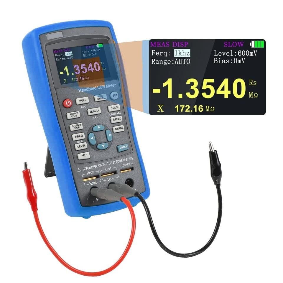 Digital Bridge Meter LCR Meter With DCR Function Resistance Tester 100Hz-10kHZ
