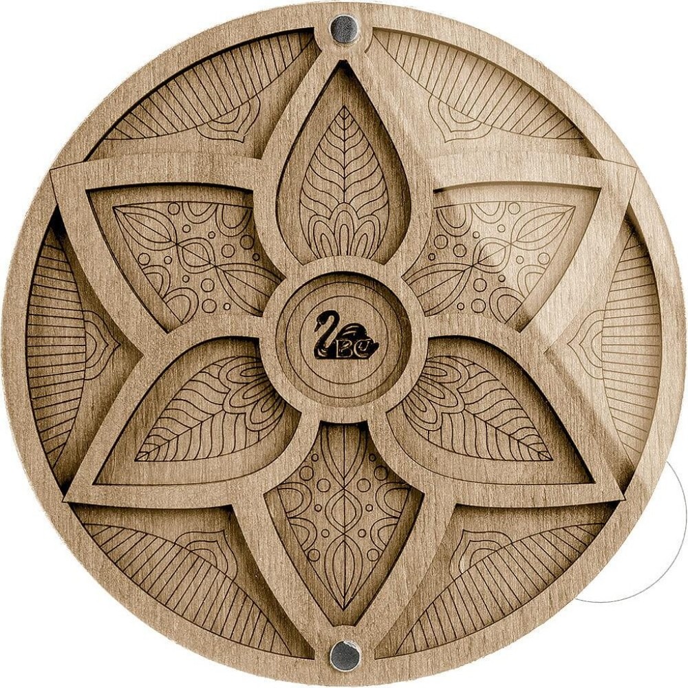 Plywood Bead Organizer Multiple cells Needlework storage organizer