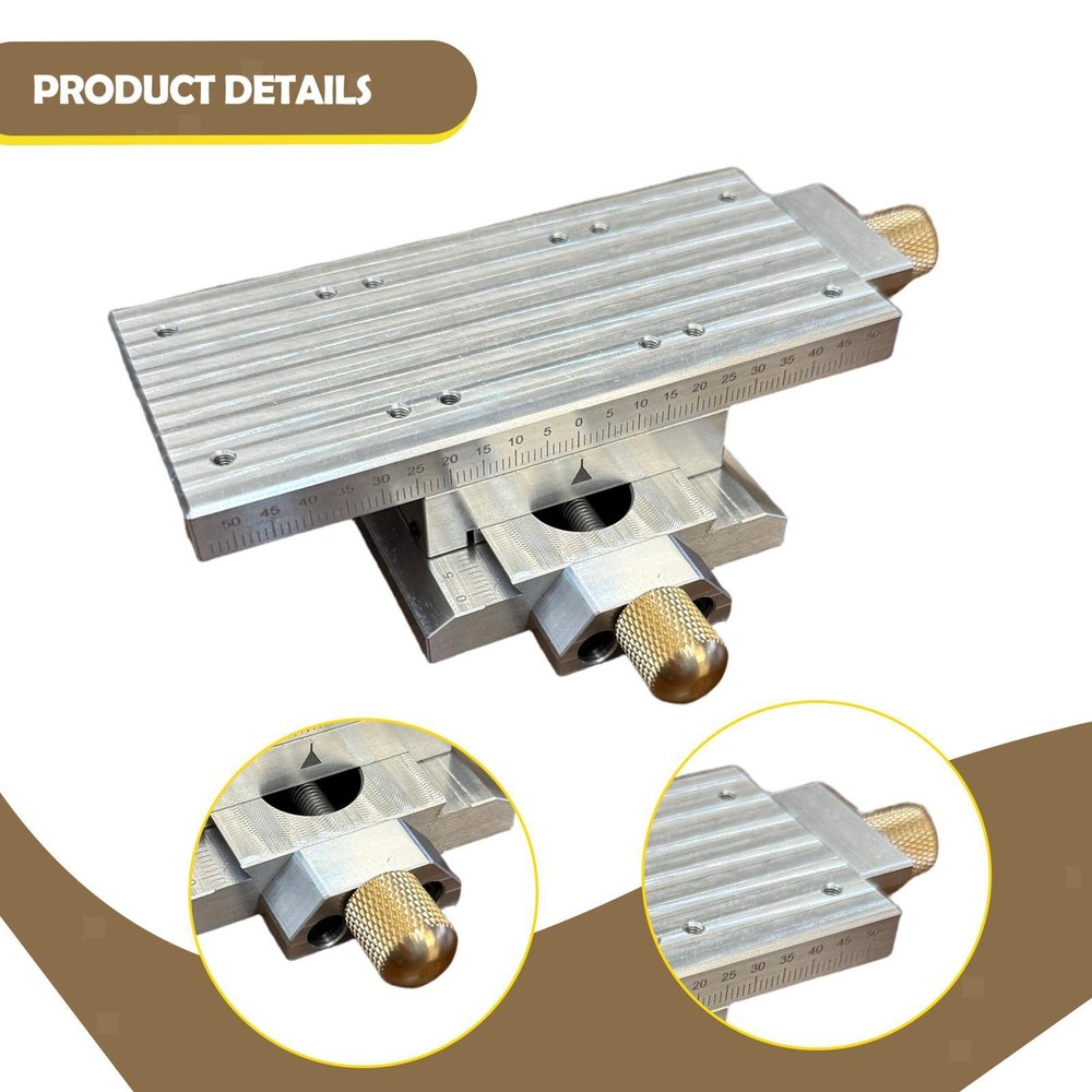 Cross Slide Table Compact Adjustable Precision Press Lead Screw Slide