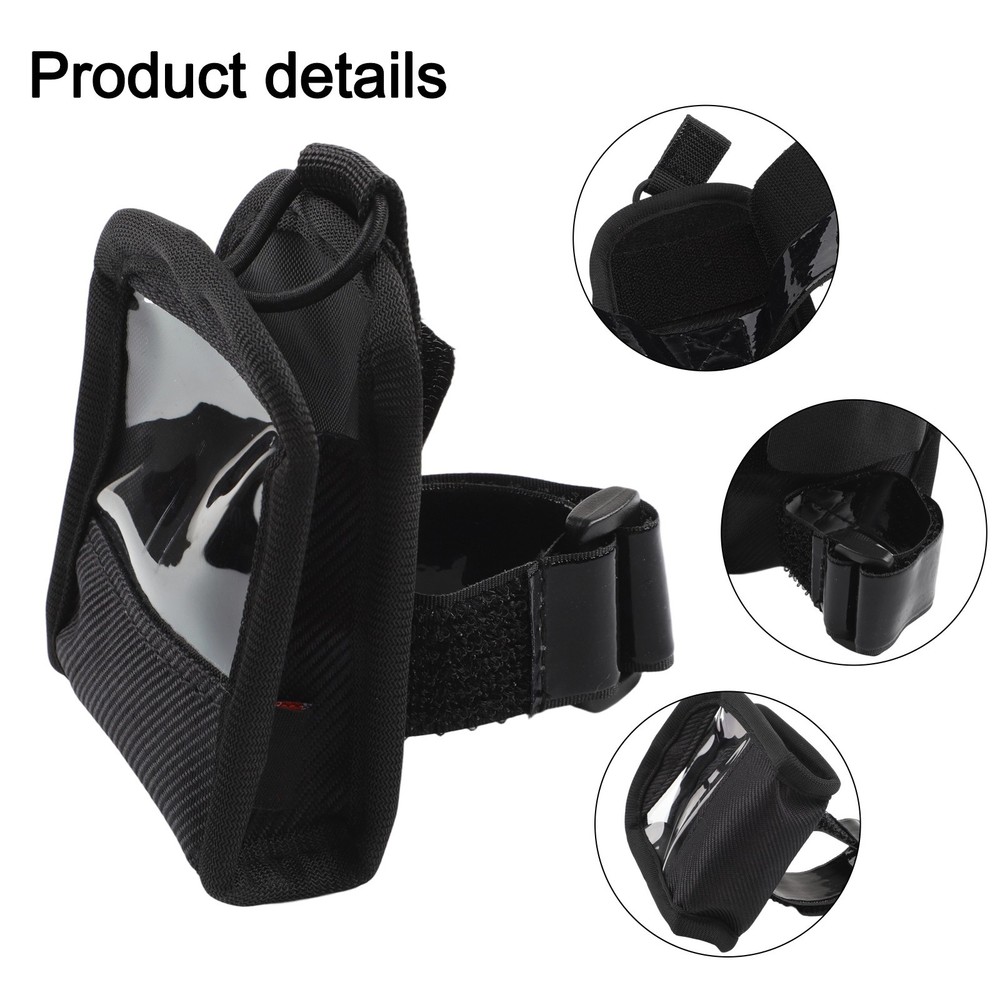 Portable Nylon Wireless Bodypack Transmitter Pouch with Transparent Front