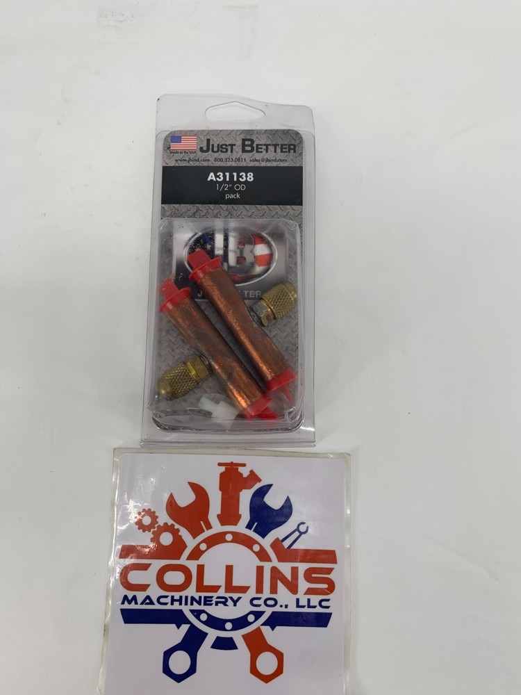 JB Industries A31138 1/2" ODS Copper Braze Tee Qty. 2/PKG