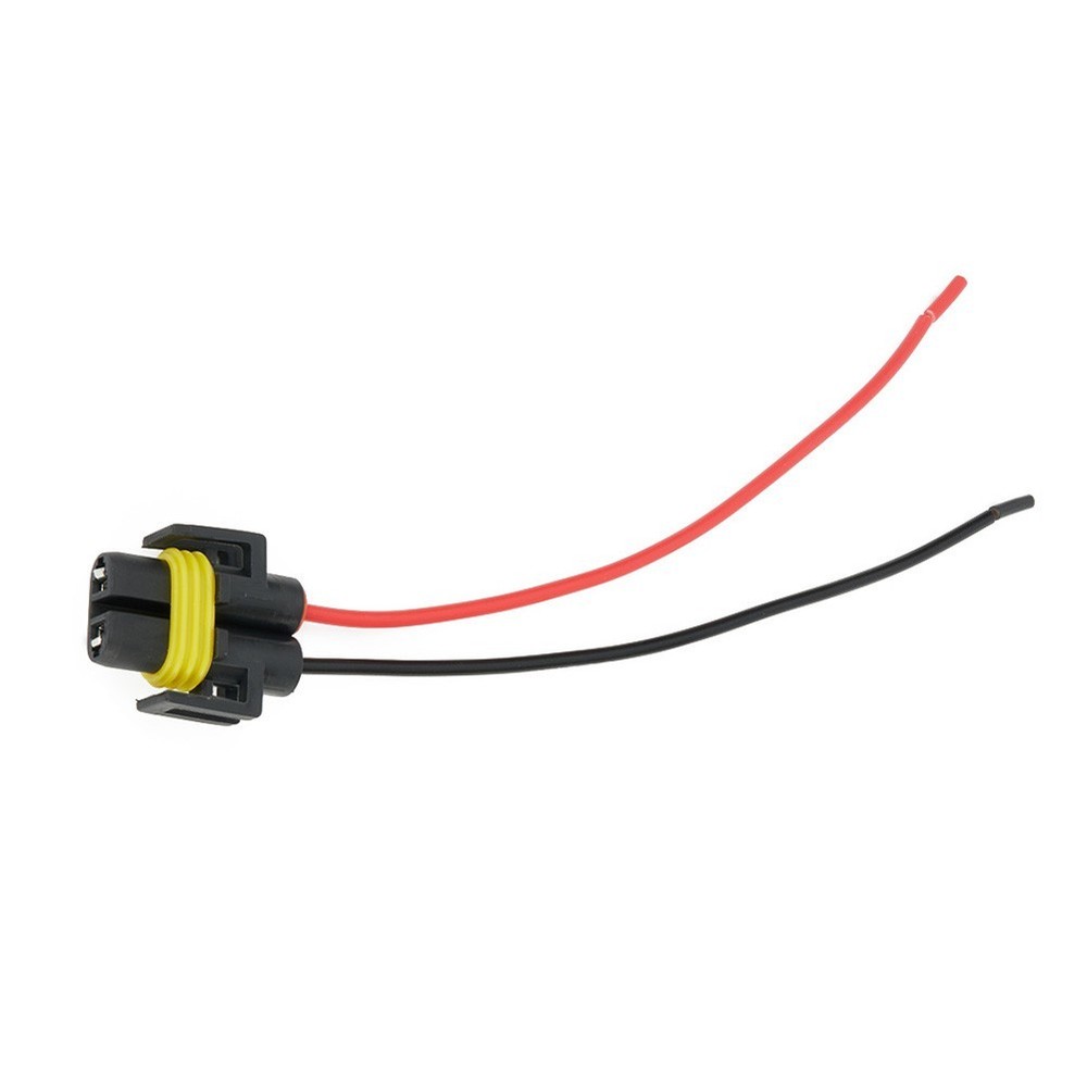 Connector Harness Socket Headlight Copper Extension H11 H8 Heat Resistant