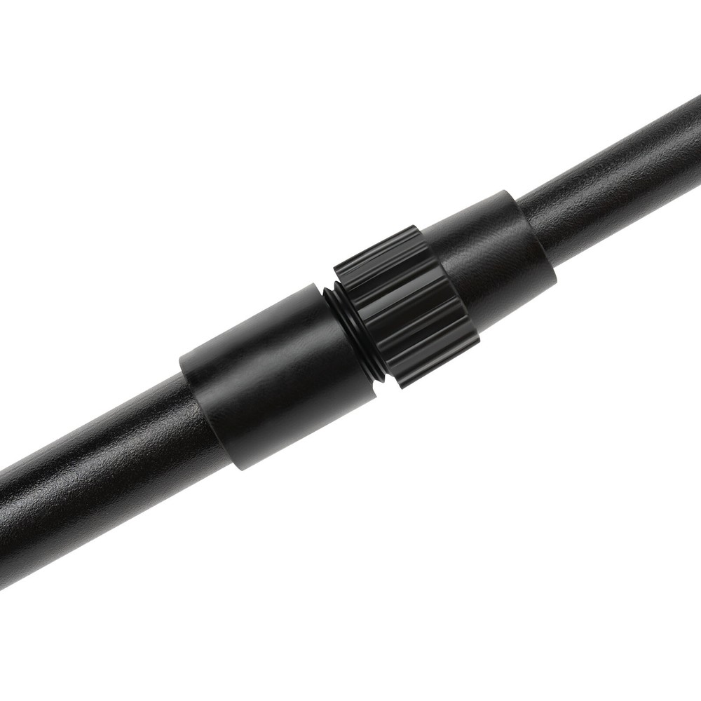 Adjustable Microwave Stand Black Oven Shelf Kitchen Countertop Organizer W/Hooks