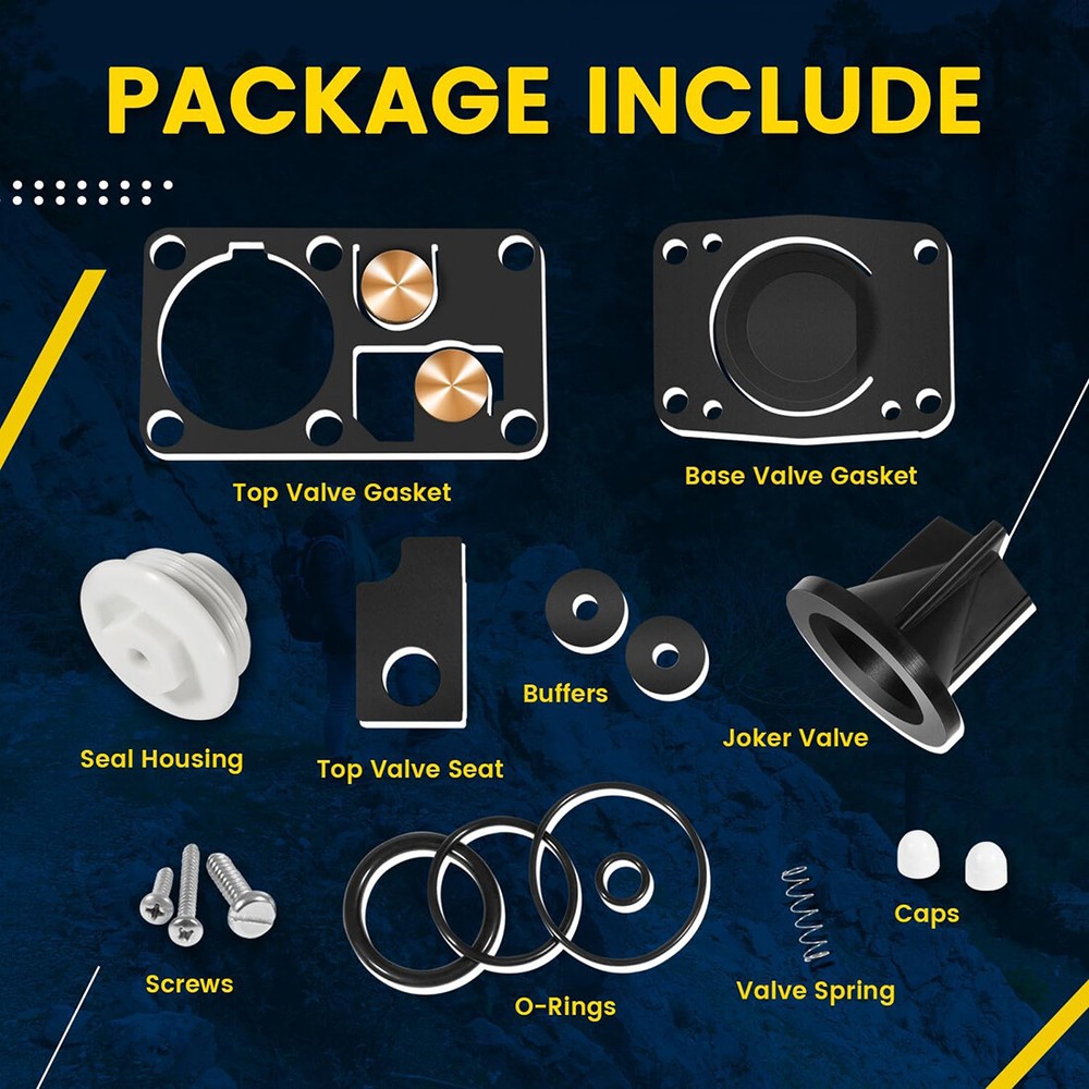Replace Jabsco 29045-2000 Twist N Lock Marine Manual Toilet Service Kit 98-07