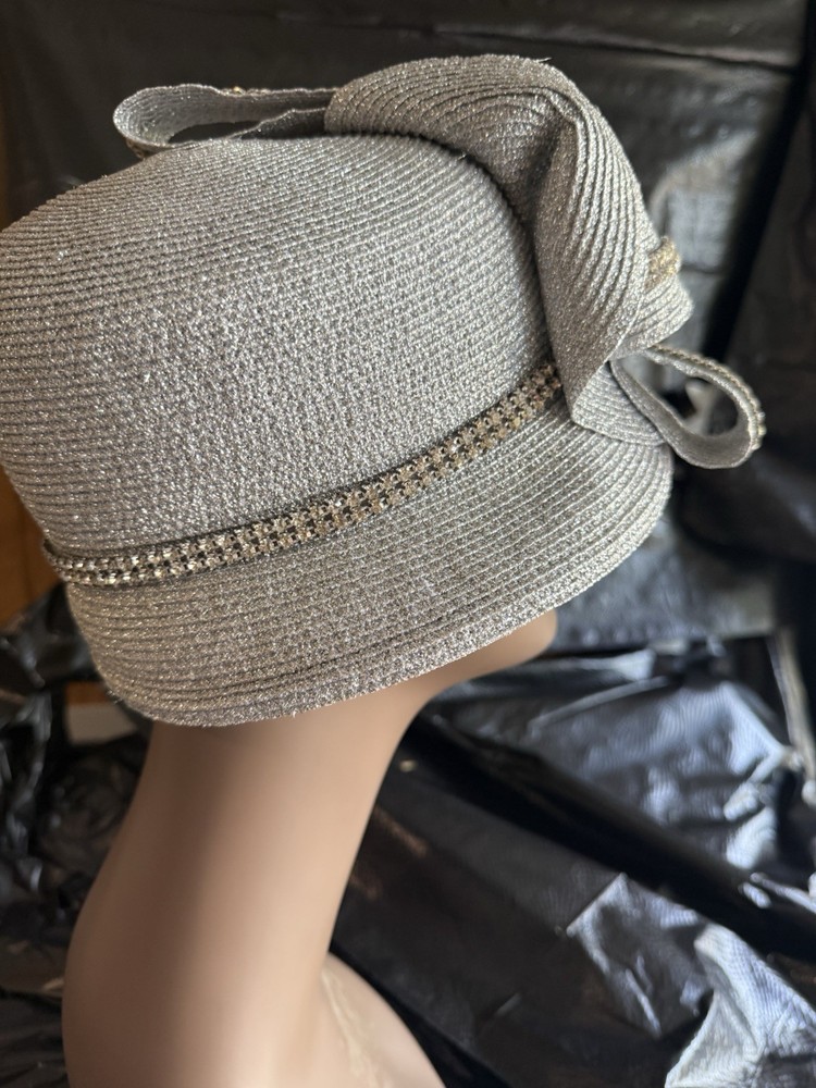 Silver W/Rhinestones And Bow