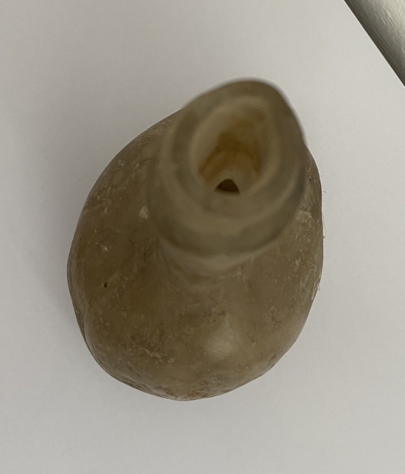 OLD Deformed glass bottle