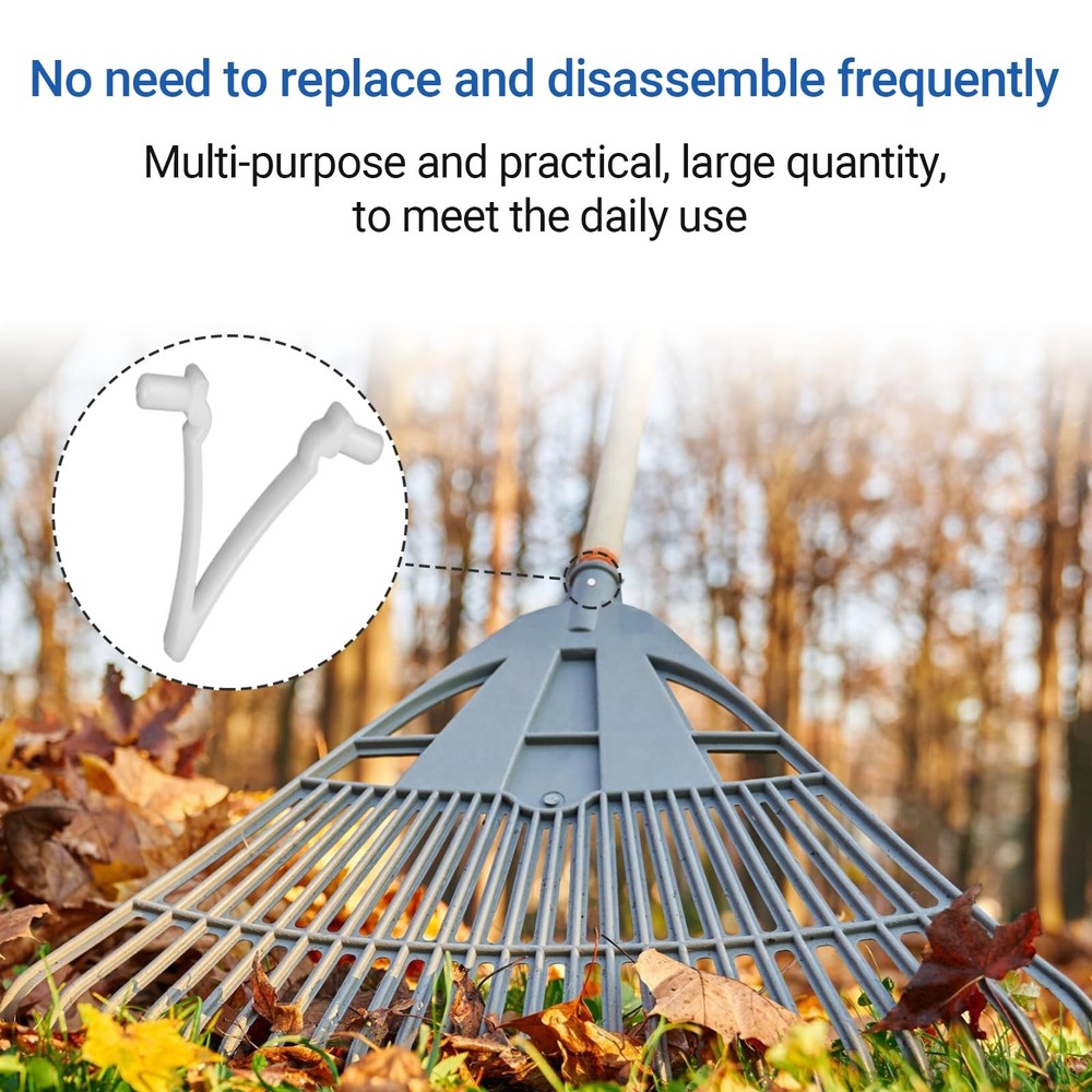 (21-Pack) AR-PRO Replacement Pool V-Clips - Brush Plastic 21-Pack, White