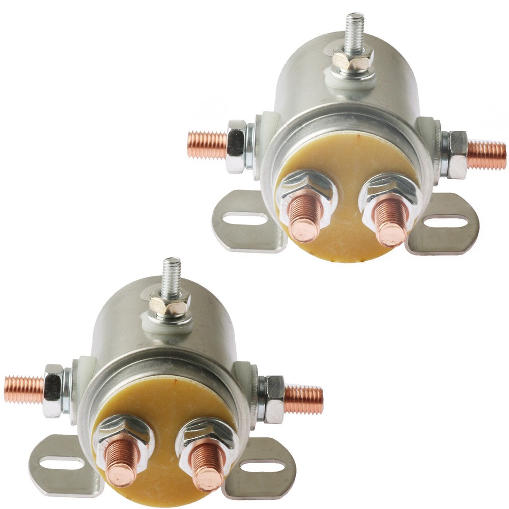 2 Solenoid Relay Switch For Prestolite & Ramsey Winch Golf Continuous Duty 12V
