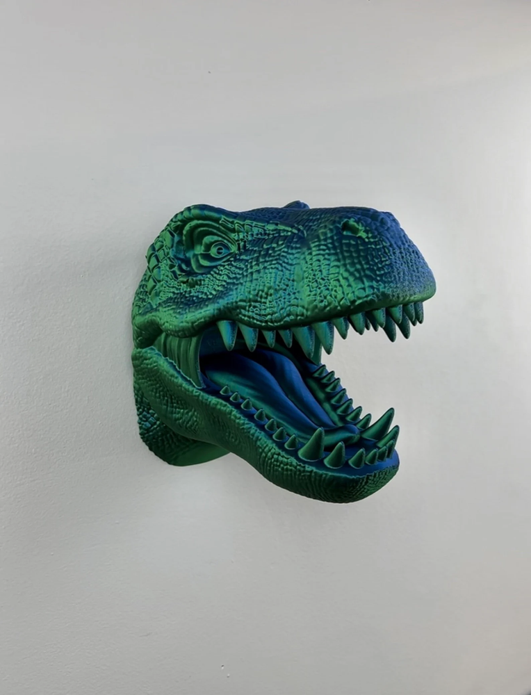 T-Rex Headphone, Controller Wall Holder - Unique Decor Piece