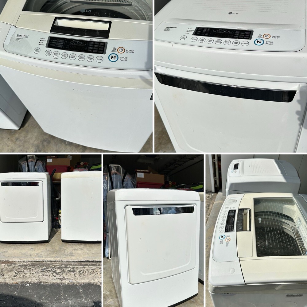 Dryer and Washer Model Lg