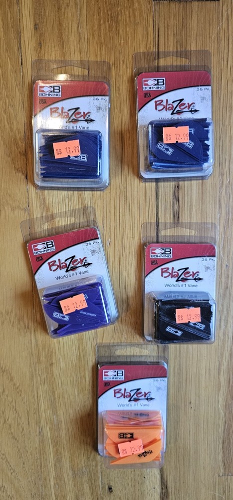 Bohning Blazer Vanes - 2"  (5) 36pk