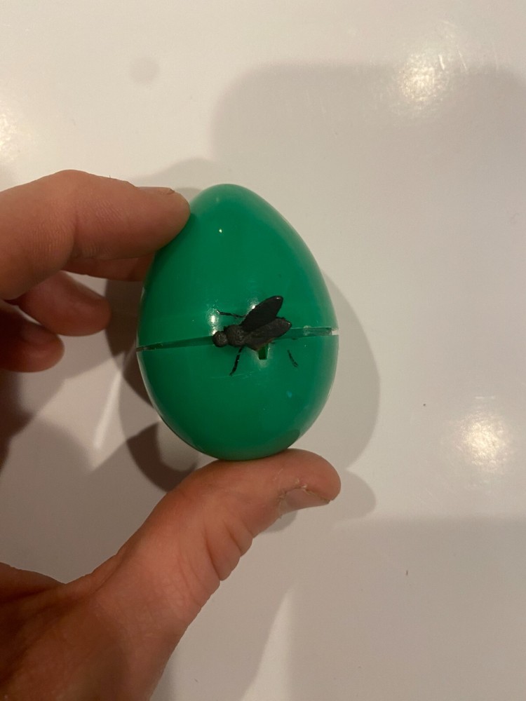 Vintage Fly Egg Sewing Tape Measure Green see desc