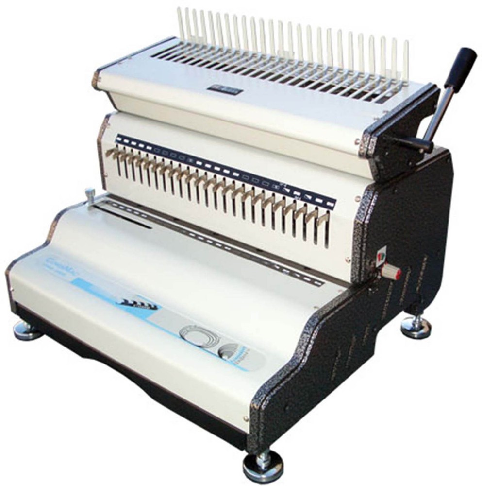 Akiles Combmac-24E Comb Binding Machine & Electric Punch 14-inch [New]