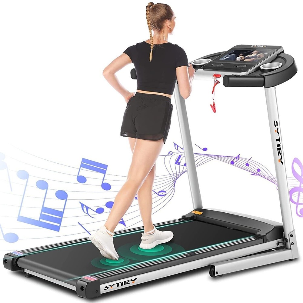 Foading Design Treadmill 3.25HP Powerful Electric Treadmill Large w.LCD Display)