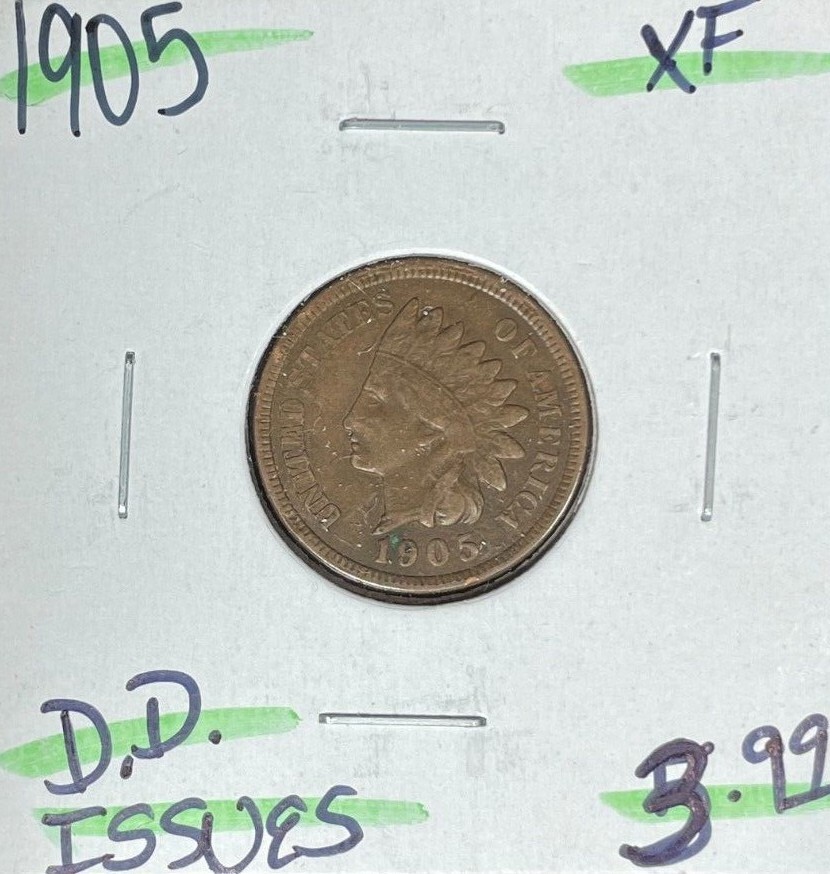 1905 INDIAN HEAD CENT ~ XF ~ ISSUES ~NICE COIN~ REF# D/D