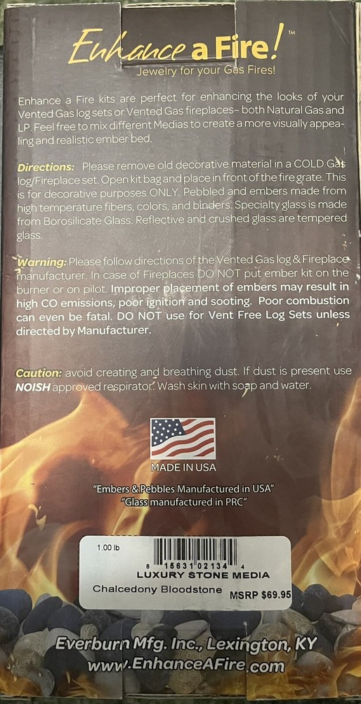 Enhance A Fire Chacedony Bloodstones