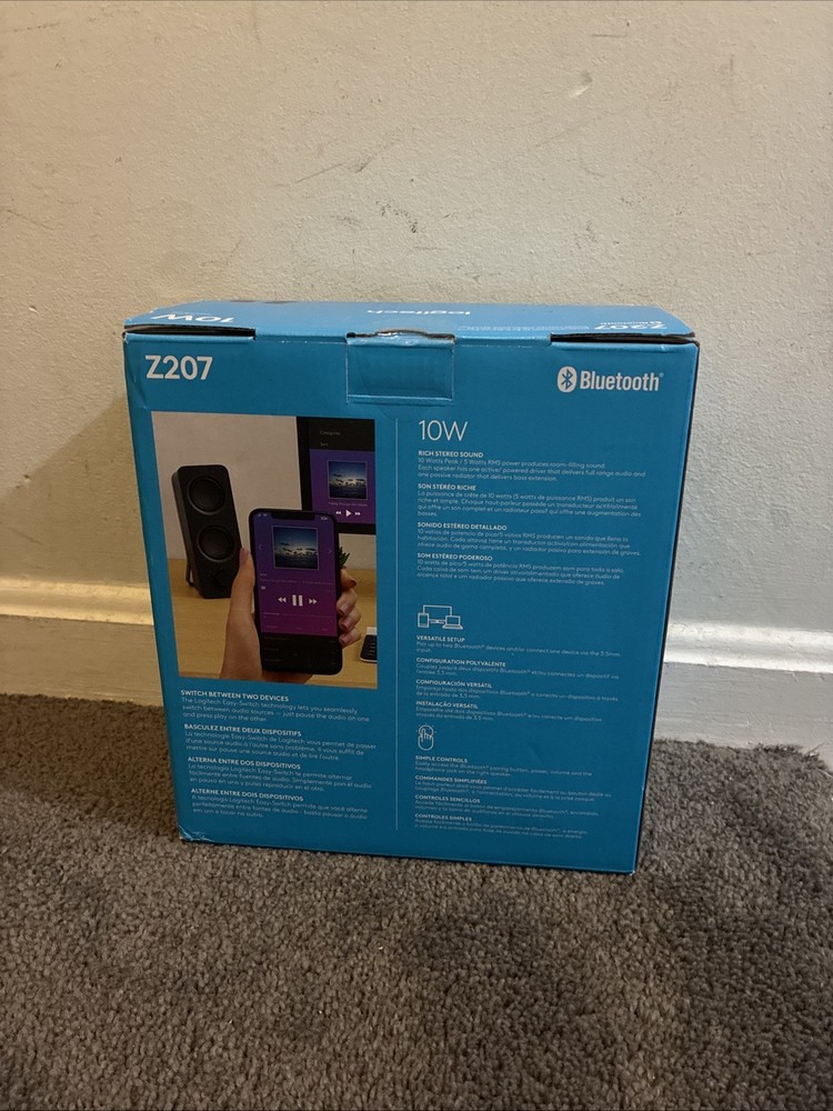 Wireless Stereo Bluetooth Computer Speakers Logitech Z207 2.0