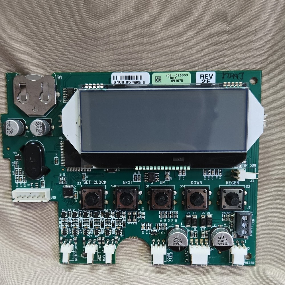 Clack  V3985CD-01 Water Filtration System Control Board