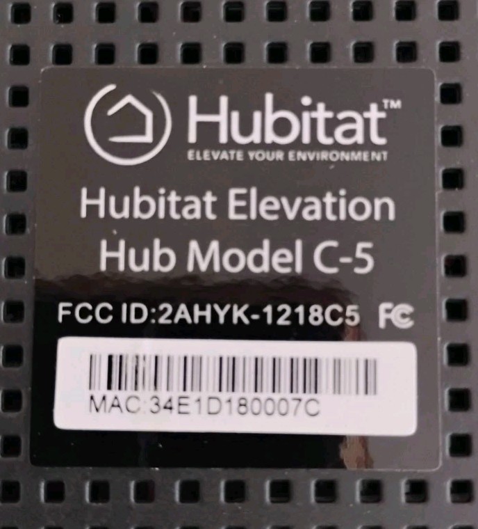 Hubitat Elevation C-5 Z-Wave Smart Home Hub S2 Security Local Control 🏠