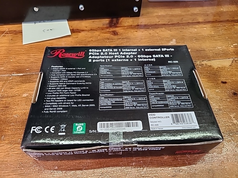 6gb Sata III Internal/external Pcie Host Adaptor