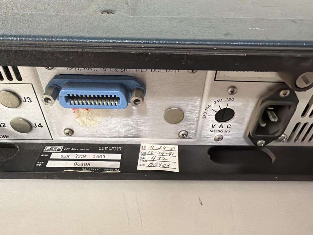 EIP 548 MICROWAVE FREQUENCY COUNTER WITH OPTIONS