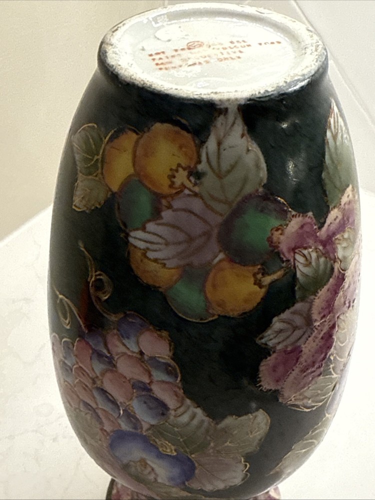 Andrea By Adela Hand Painted Fruit Vase 10”