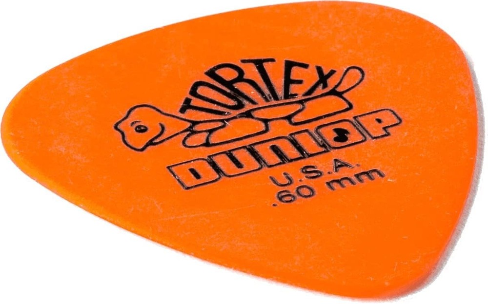 Tortex Standard Pick 12 Pack - Orange, .60MM