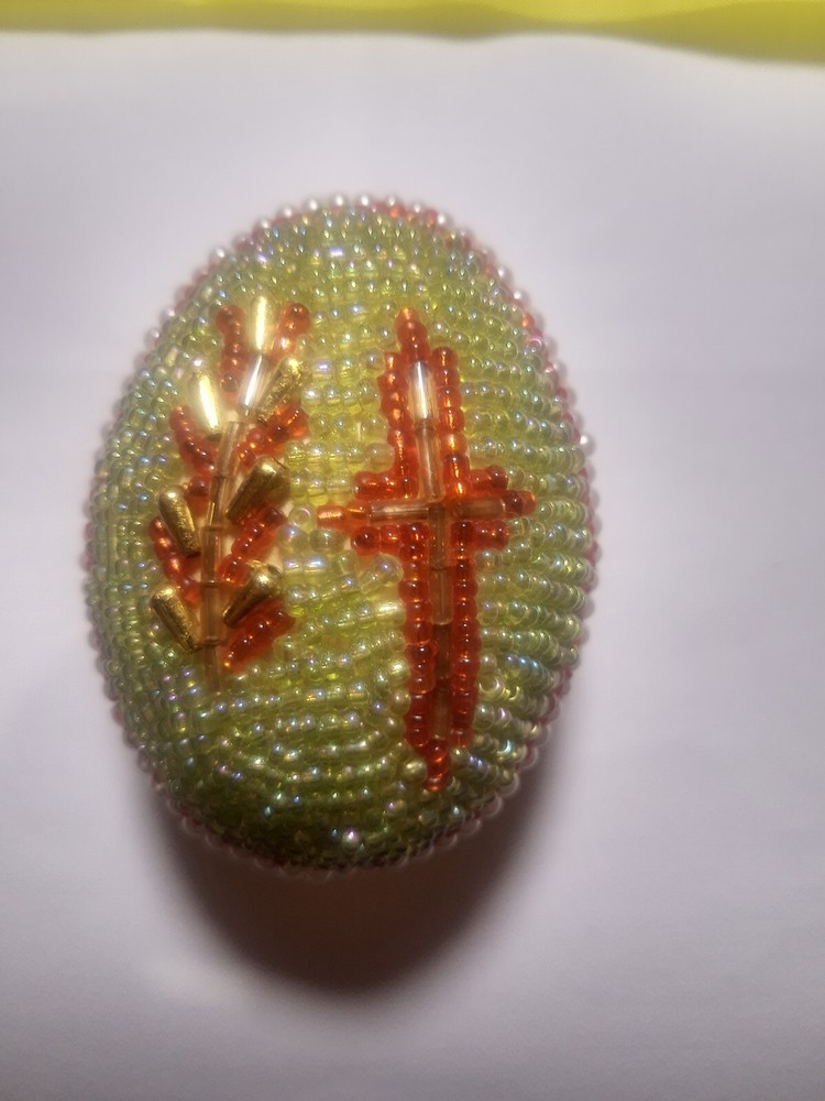 Ukrainian Army Military Uniform Amulet Souvenir Easter Egg Pysanka Jacket Patch