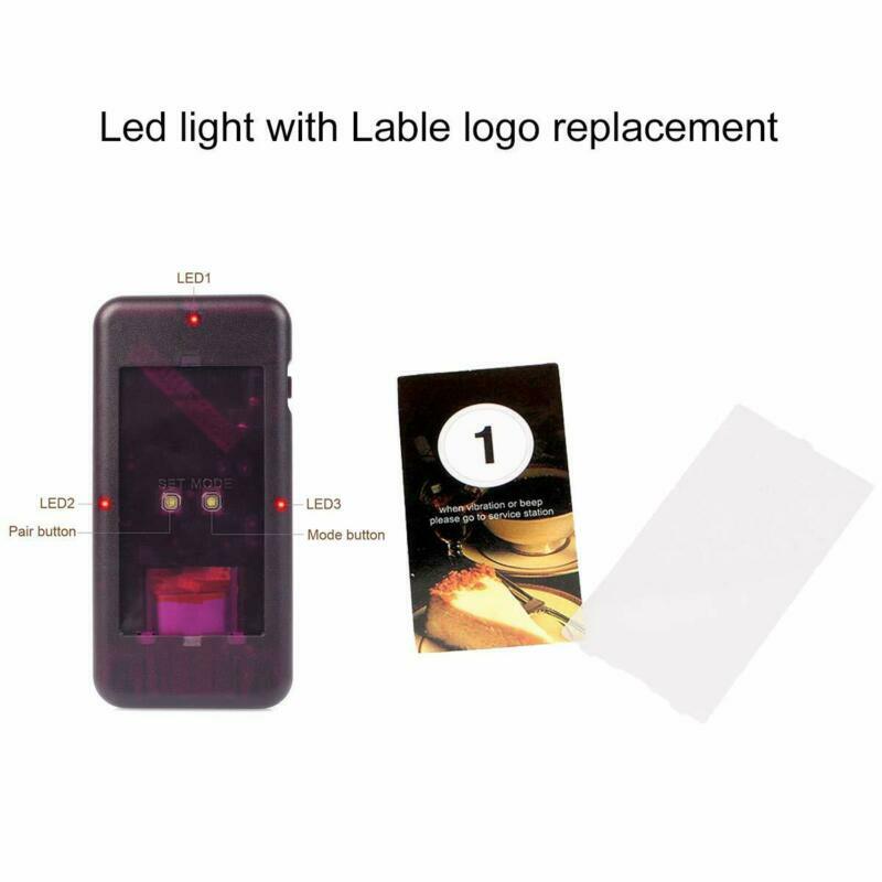 Wireless Restaurant Guest Waiter Calling Paging System Transmitter+10Call Pagers