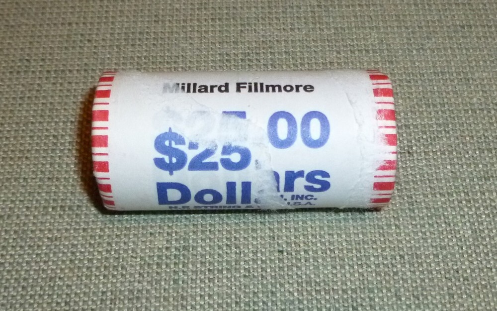 2010 Uncirculated Millard Fillmore Presidential Dollar Roll