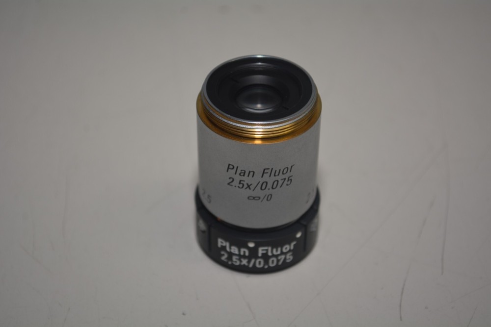 Leica Plan Fluor 2.5x/0.075 ∞/0 Microscope Objective #W3331